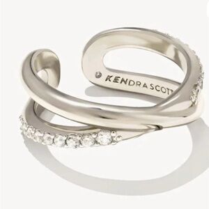 Kendra Scott Annie Silver Infiniti Crystal Ring
